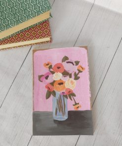 Floral Abundance Collection 8x5.5 Floral Painted Lined Notebook